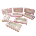 Glossy/matte finish paper 3d mink 25mm butterfly eyelash packaging box with custom logo
